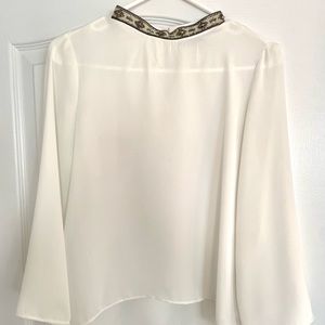 White Zara blouse